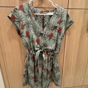 Bishop + Young Isla Tropical Romper. Size small.
